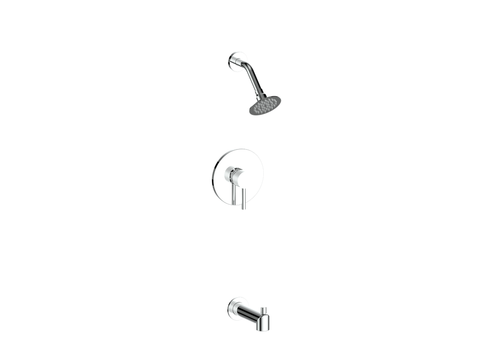 WORGL 1-WAY PB SHOWER KIT
