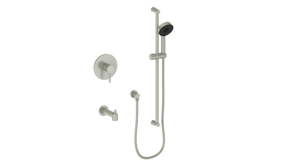 WORGL 1-WAY PB SHOWER KIT