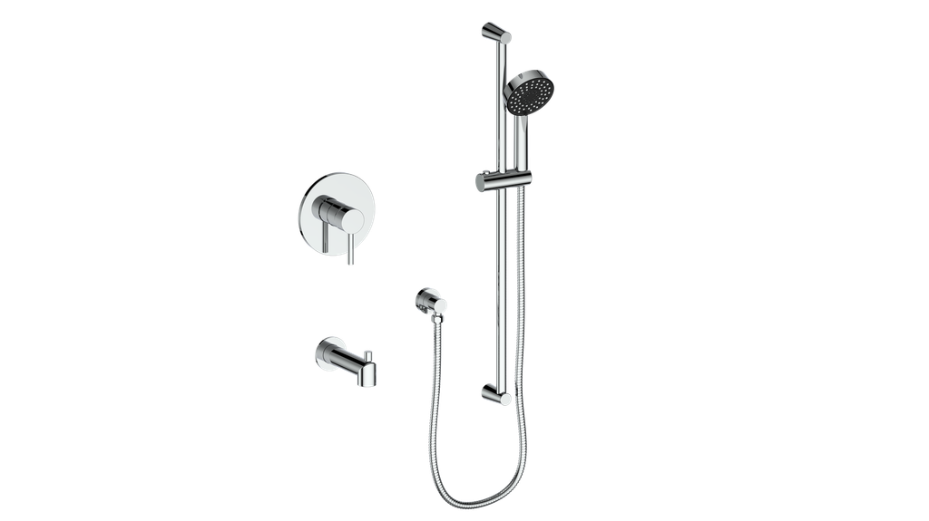 WORGL 1-WAY PB SHOWER KIT