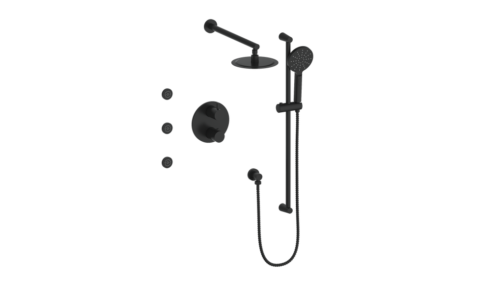 WORGL 3-WAY TH SHOWER KIT WITH BODY JETS