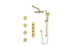 WORGL 3/4" HIGH-FLOW TH SHOWER KIT WITH BODY JETS