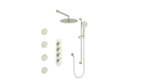 WORGL 3/4" HIGH-FLOW TH SHOWER KIT WITH BODY JETS