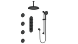 ZEHN 3/4" HIGH-FLOW TH SHOWER KIT WITH BODY JETS AND 6" CEILING ARM