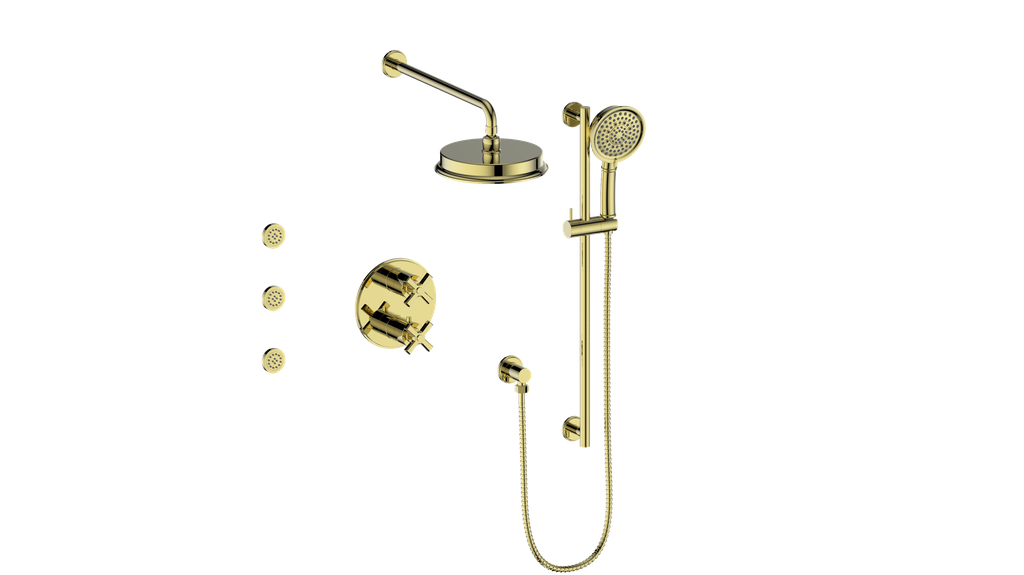 ZEHN 3-WAY TH SHOWER KIT WITH BODY JETS