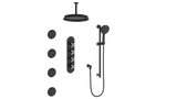 ZEHN 3/4" HIGH-FLOW TH SHOWER KIT WITH BODY JETS AND 6" CEILING ARM