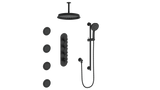 ZEHN 3/4" HIGH-FLOW TH SHOWER KIT WITH BODY JETS AND 6" CEILING ARM