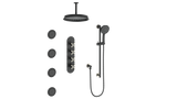 ZEHN 3/4" HIGH-FLOW TH SHOWER KIT WITH BODY JETS AND 6" CEILING ARM