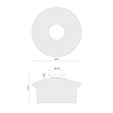 Alora Mood Kai 16-in Semi-Flush Mount