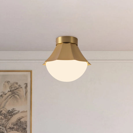 Alora Mood Shelton 11-in Semi-Flush Mount