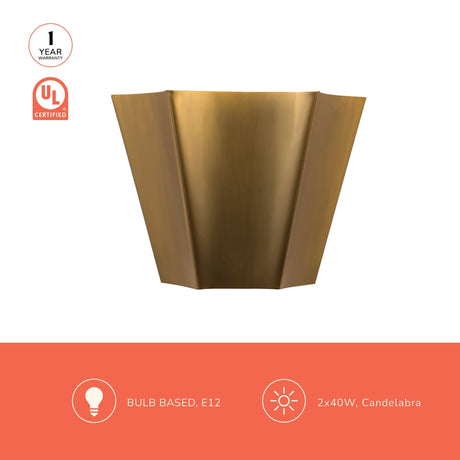 Alora Mood Shelton 9-in Wall/Vanity Light