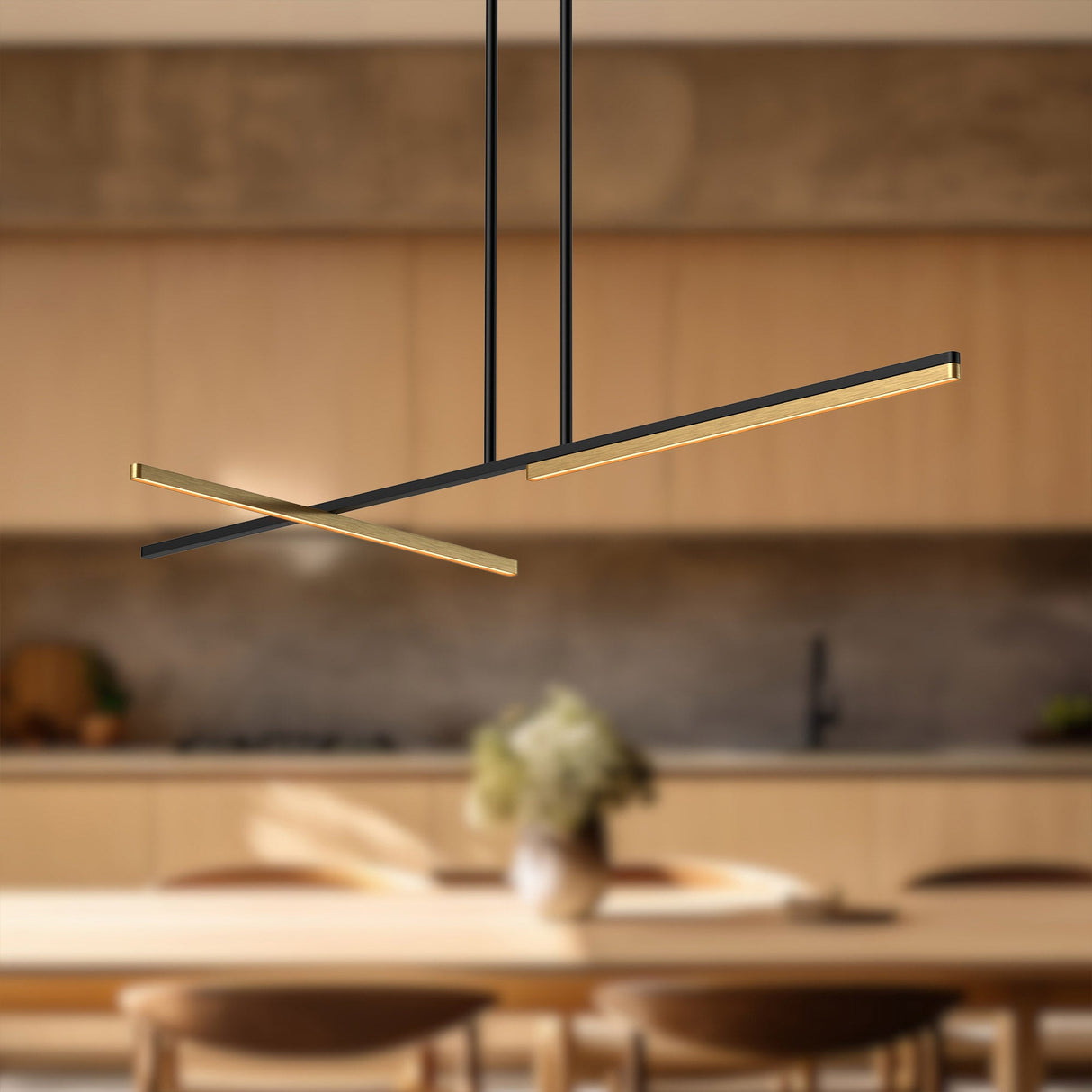 Kuzco Shift 48-in Linear Pendant