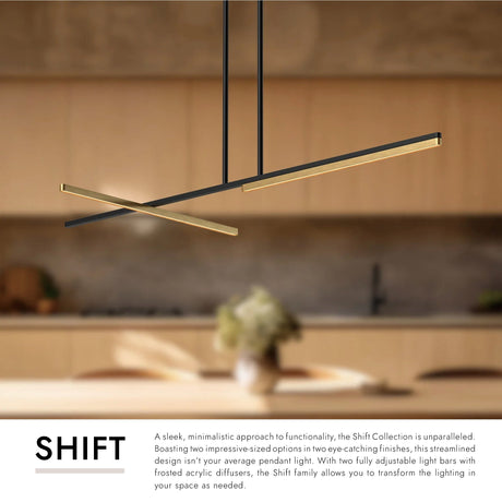 Kuzco Shift 48-in Linear Pendant