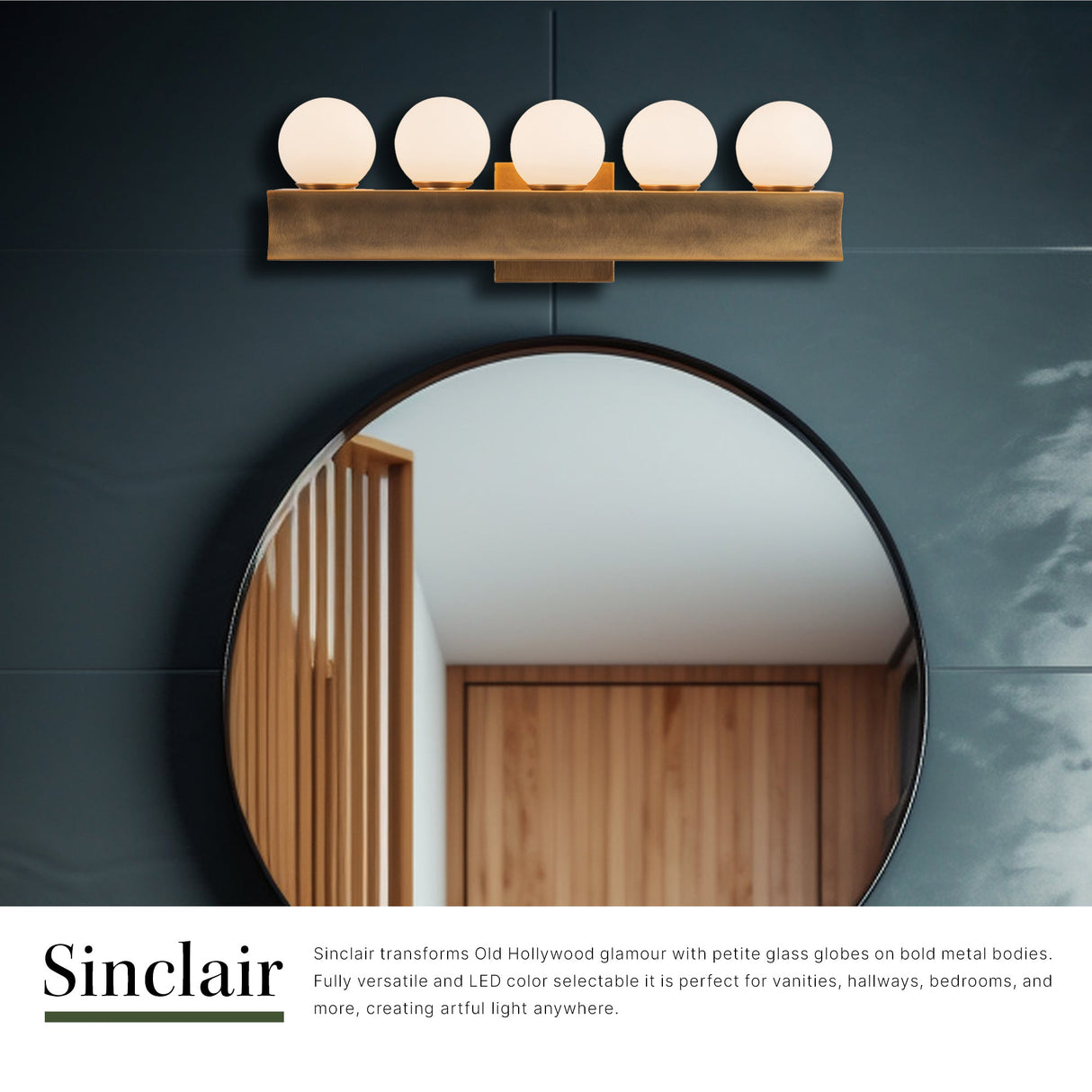 Alora Sinclair 21-in Wall/Vanity Light