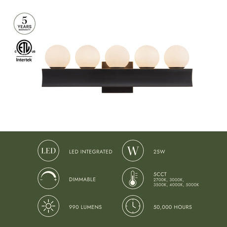 Alora Sinclair 21-in Wall/Vanity Light