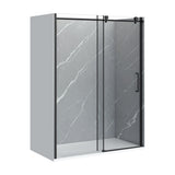Valerie Black with Grey Marble Walls