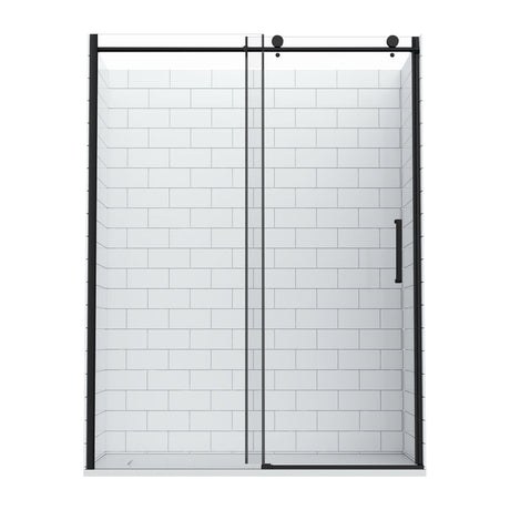 Valerie Black with Subway Tile Walls