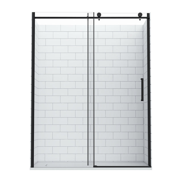 Valerie Black with Subway Tile Walls