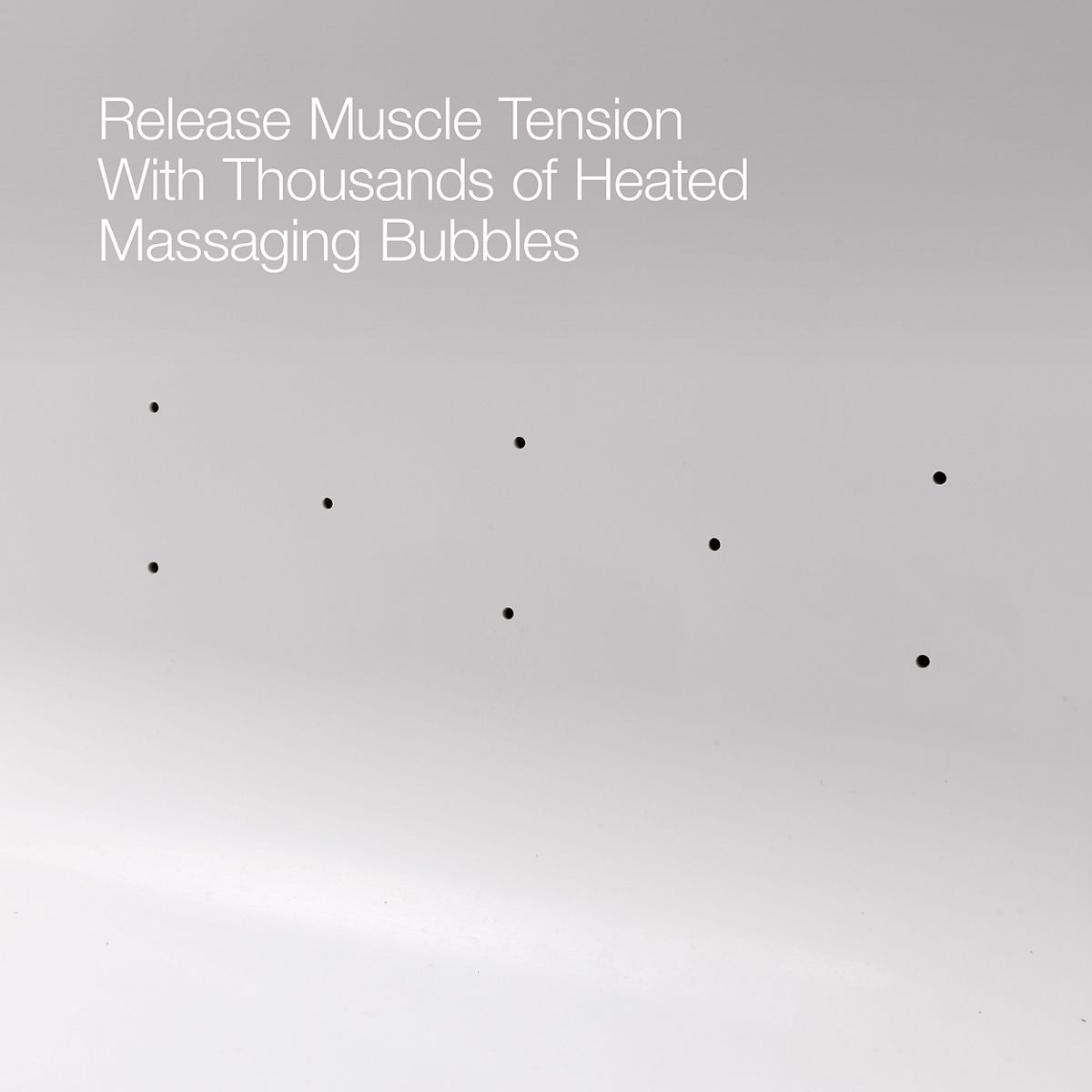 Archer® 60" x 32" integral apron Heated BubbleMassage™ air bath with Bask® heated surface and left-hand drain