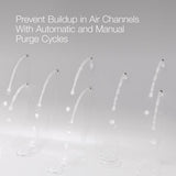 Archer® 60" x 32" integral apron Heated BubbleMassage™ air bath with Bask® heated surface and left-hand drain