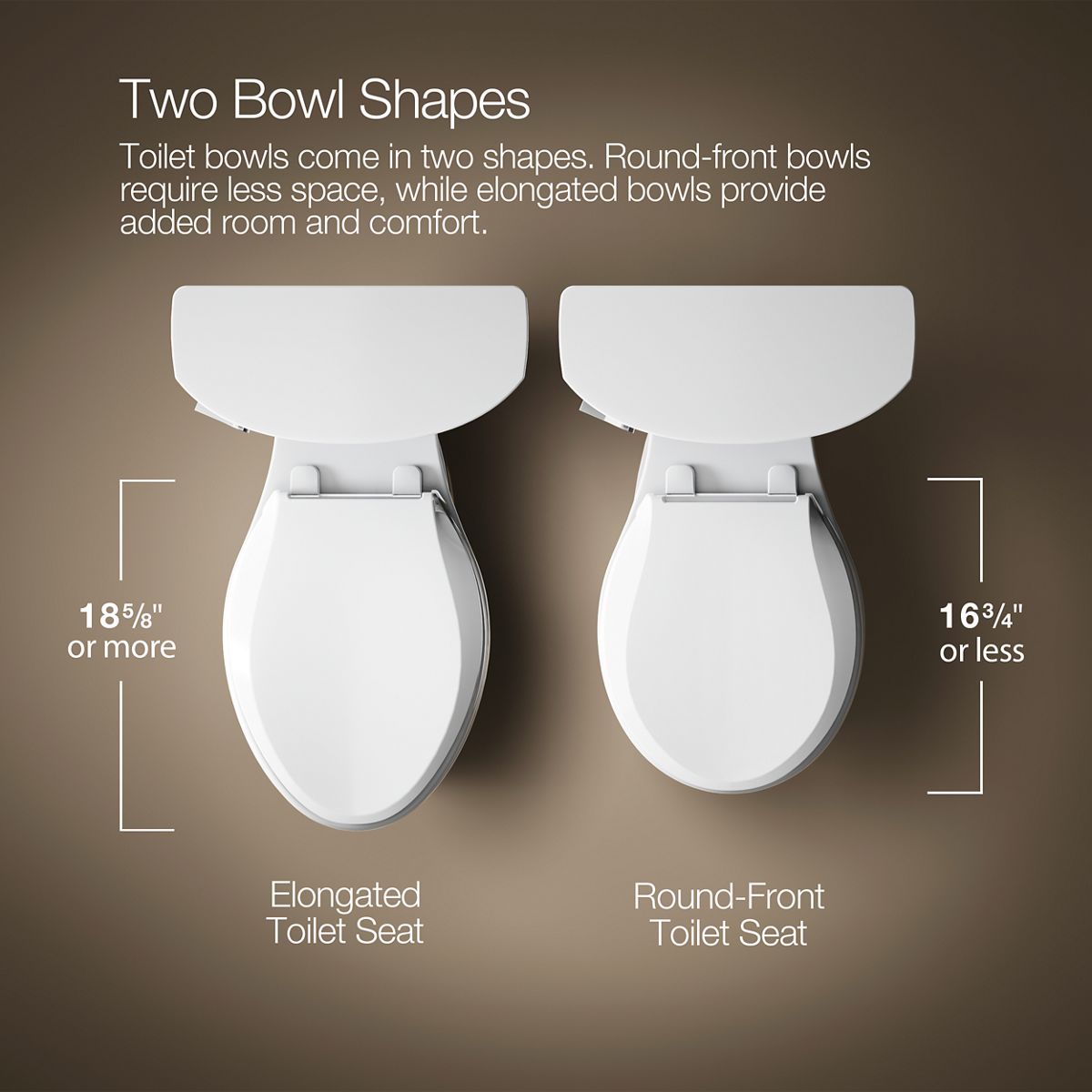 Highline® Tall round-front toilet bowl