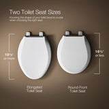 Cachet® Nightlight ReadyLatch® Quiet-Close™ round-front toilet seat