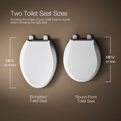 Drift™ ReadyLatch® Quiet-Close™ round-front toilet seat