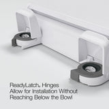Cymbal® ReadyLatch® Quiet-Close™ elongated toilet seat