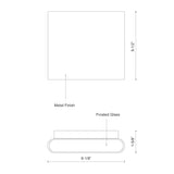Kuzco Slate 6-in All-terior Up/Down Wall Light