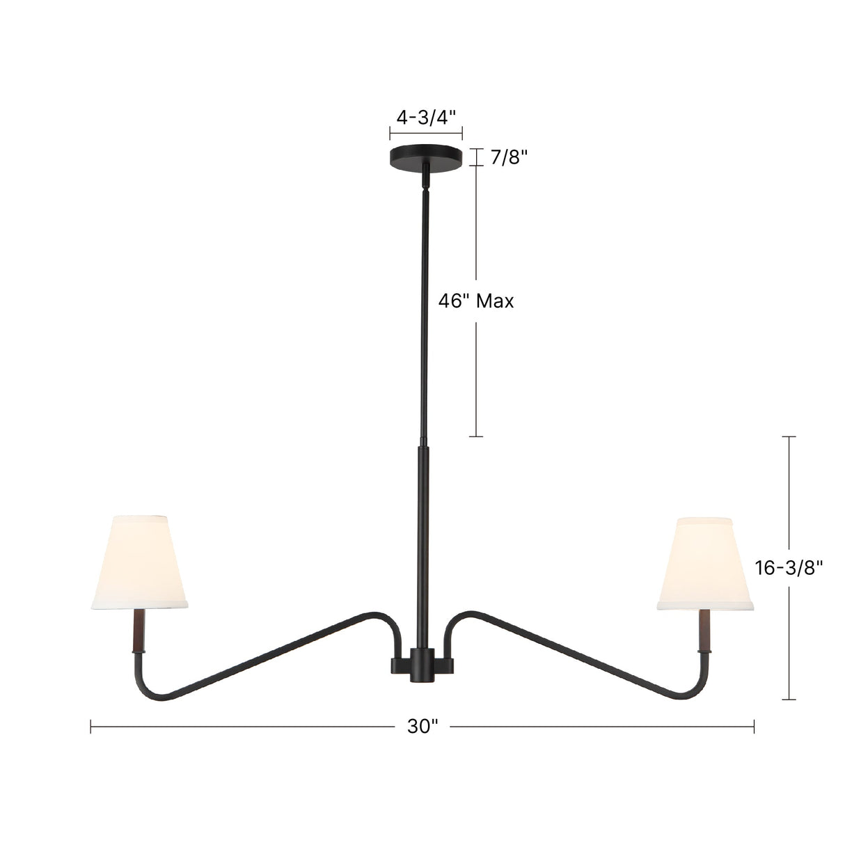 Alora Mood Sloan 42-in Linear Pendant