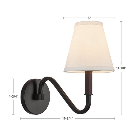 Alora Mood Sloan 6-in Wall/Vanity Light