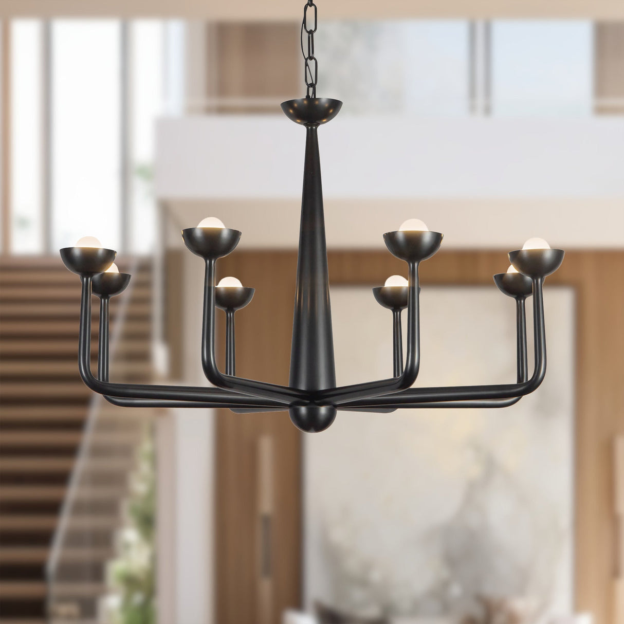 Alora Spade 30-in Chandelier