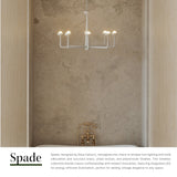 Alora Spade 30-in Chandelier