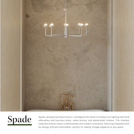 Alora Spade 30-in Chandelier