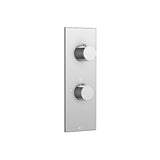 Trim set for TURBO thermostatic valve 2-way, shared functions
