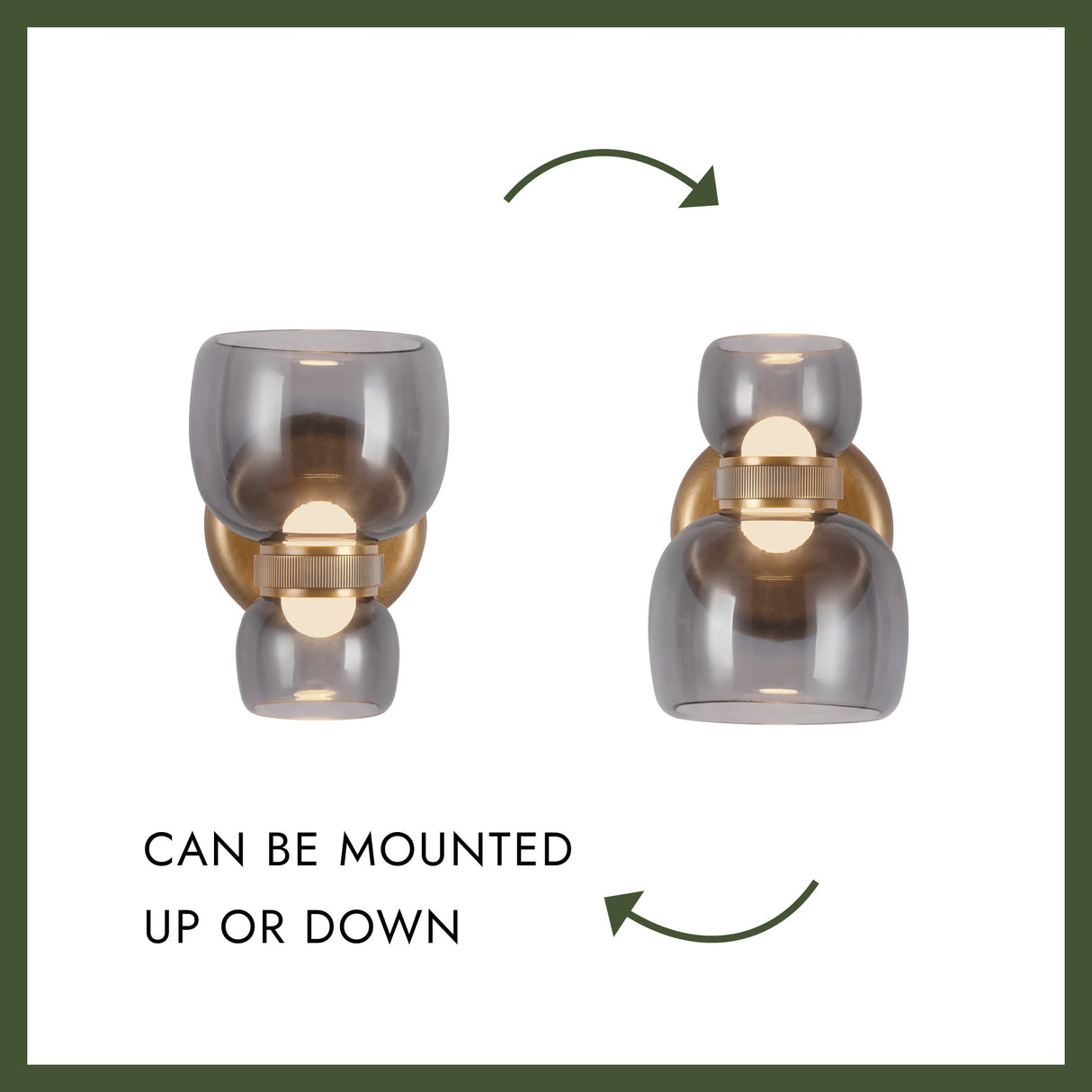 Alora Sutton 5-in Wall/Vanity Light
