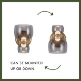 Alora Sutton 5-in Wall/Vanity Light