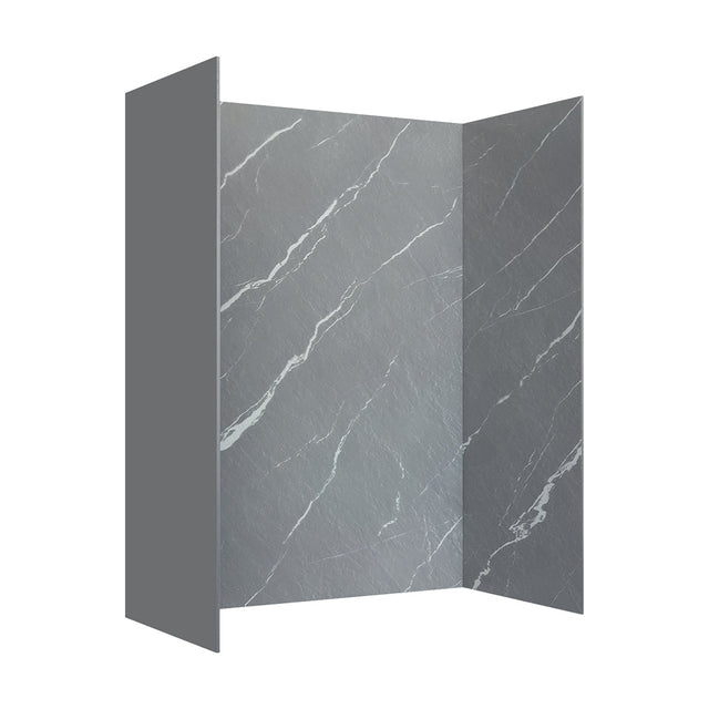 Cassie Shower/Tub Walls Grey Marble