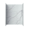 Cassie Shower/Tub Walls in White marble