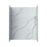 Cassie Shower/Tub Walls in White marble
