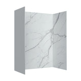 Cassie Shower/Tub Walls in White marble