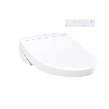 TOTO WASHLET S5 Elongated Bidet Toilet Seat with Remote, Cotton White (SW3446)