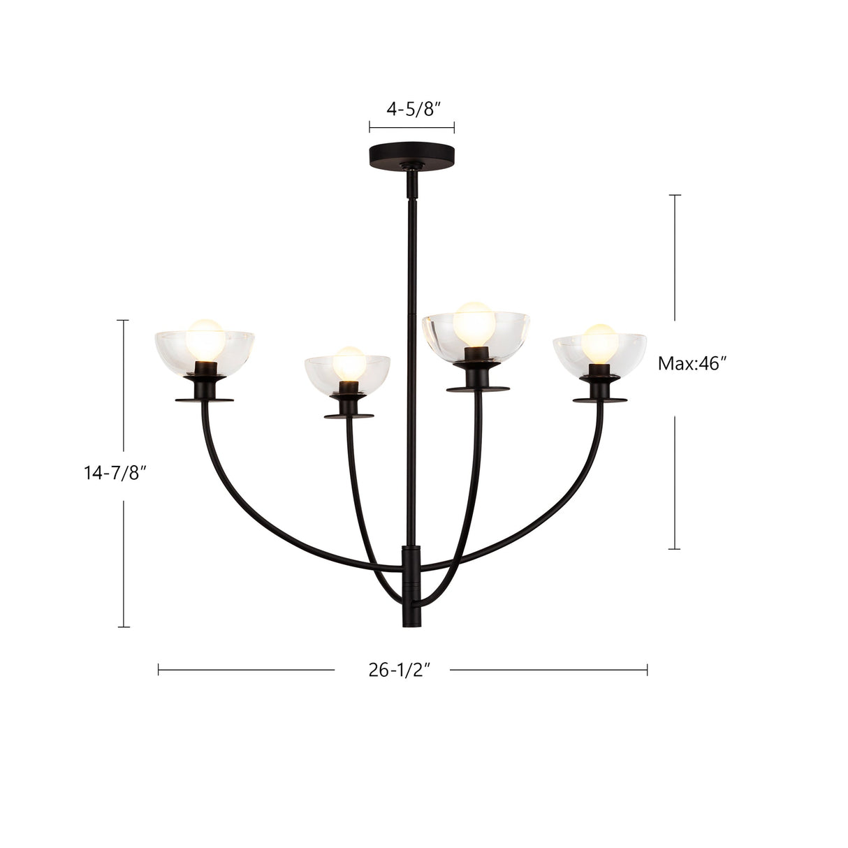 Alora Mood Sylvia 26-in Chandelier