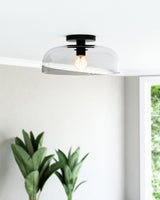 Alora Mood Sylvia 12-in Semi-Flush Mount