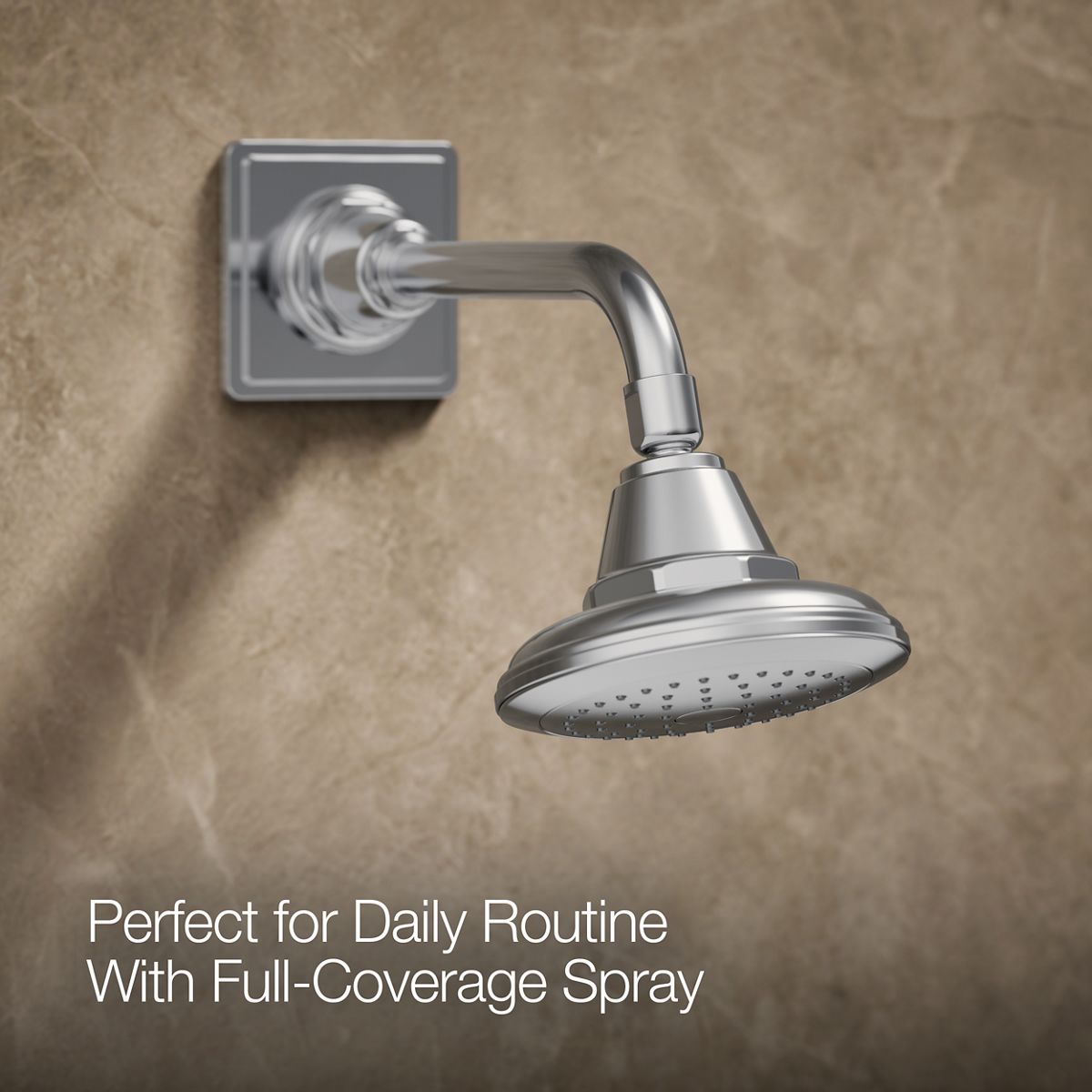 Pinstripe® Pure Rite-Temp® bath and shower trim kit with push-button diverter and cross handle, 2.5 gpm