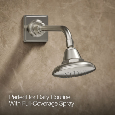 Pinstripe® Pure Rite-Temp® bath and shower trim kit with push-button diverter and cross handle, 2.5 gpm
