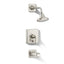Pinstripe® Pure Rite-Temp® bath and shower trim kit with push-button diverter and lever handle, 2.5 gpm
