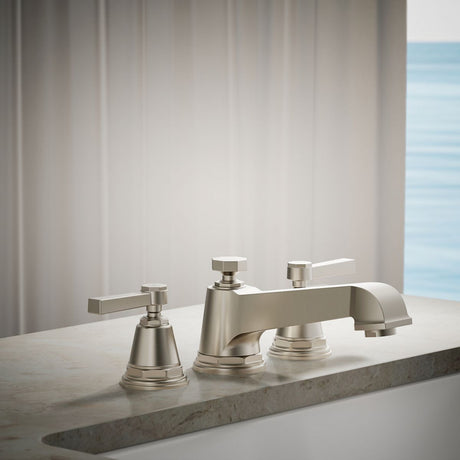 Pinstripe® Pure Deck-mount bath faucet trim