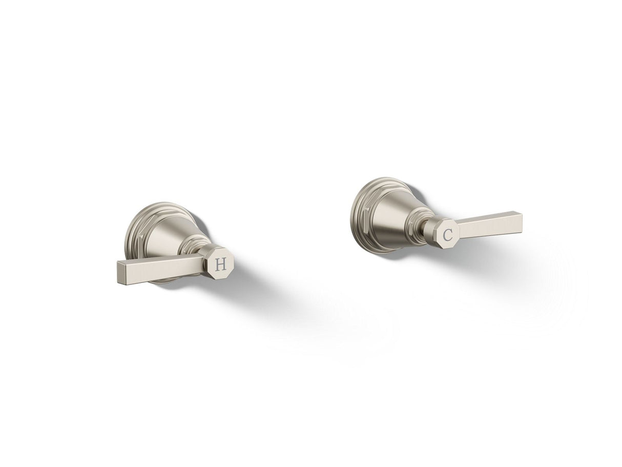 Pinstripe® Pure Deck-mount bath faucet handle trim with Lever design
