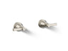 Pinstripe® Pure Deck-mount bath faucet handle trim with Lever design