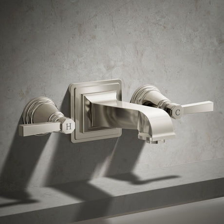 Pinstripe® Pure Deck-mount bath faucet handle trim with Lever design